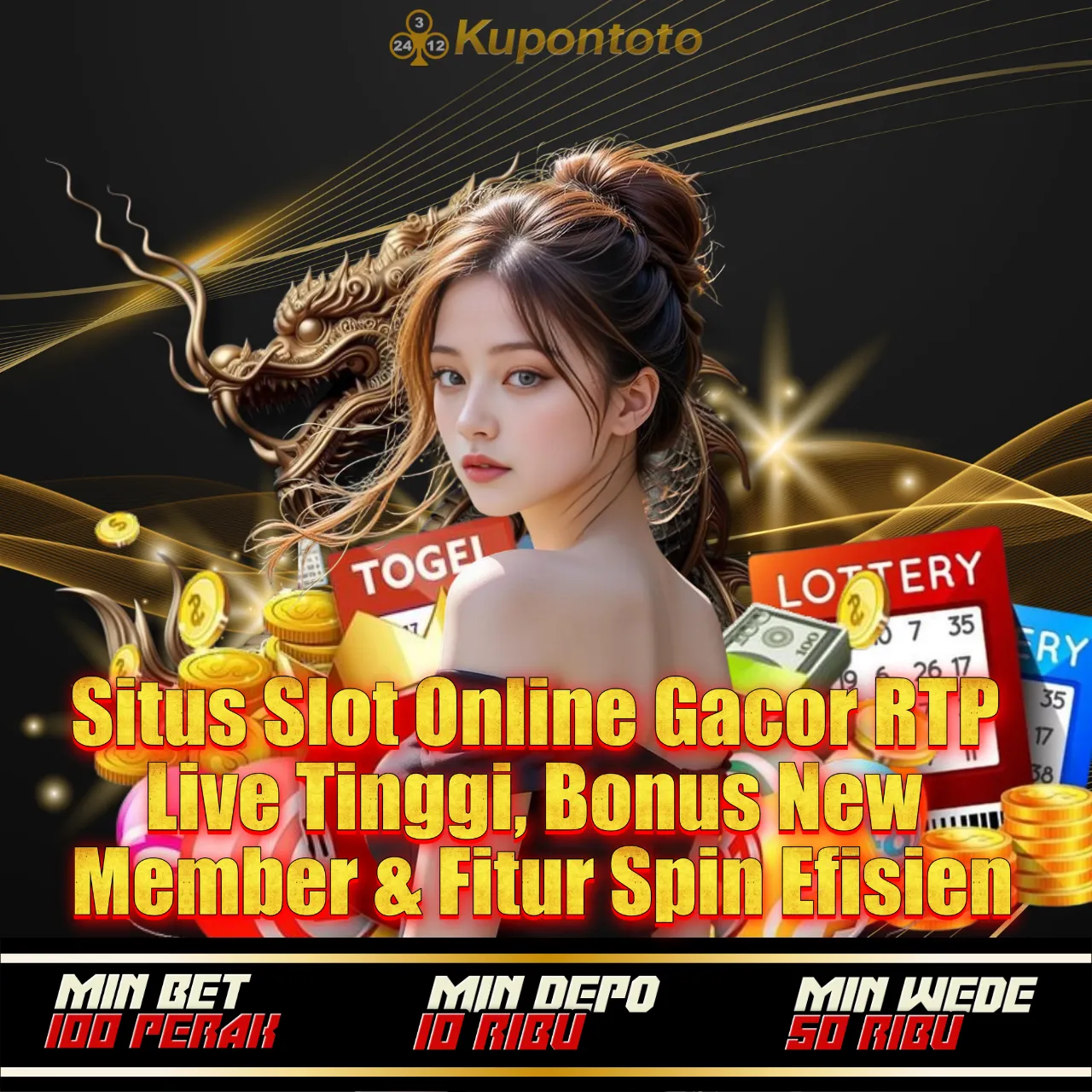 KUPONTOTO 🗄 Situs Slot Online Gacor RTP Live Tinggi, Bonus New Member & Fitur Spin Efisien - KuponCommerce eCommerce